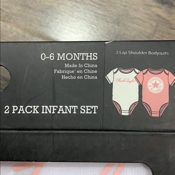 CONVERSE 2 PACK INFANT SET 0-6 Mounth - Picture 9 of 16